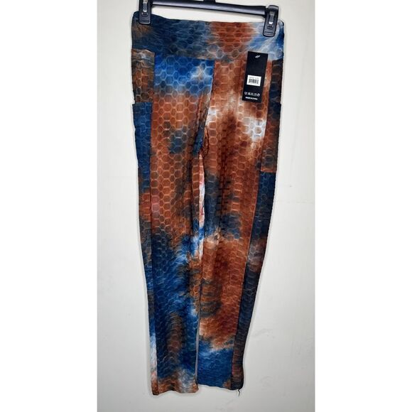 BUTT Sculpting Brown/Cream Tie-Dye Leggings - Picture 1 of 3